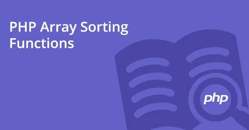 Sorting an Array in PHP
